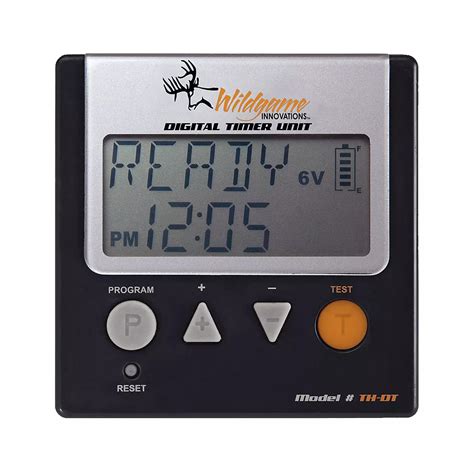 ‎<b>Wildgame</b> <b>Innovations</b> : Target Species ‎Deer : Material ‎Blend : Special Feature ‎Durable : Product Dimensions ‎1"L x 1"W x 1"H : Power Source ‎Battery Powered : Included Components ‎QUICK-SET 270LB FEEDER W/ <b>DIGITAL</b> <b>TIMER</b> : Color ‎Multi : Item Package Dimensions L x W x H ‎25. . Wildgame innovations digital timer instructions